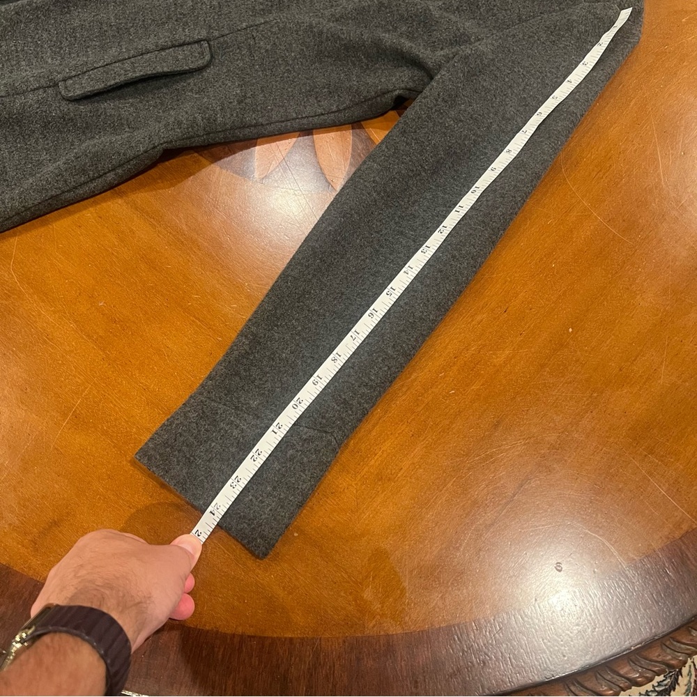 Betabrand Crossover Jacket Charcoal Gray Medium Above Knee Asymmetrical Zip - Picture 16 of 16
